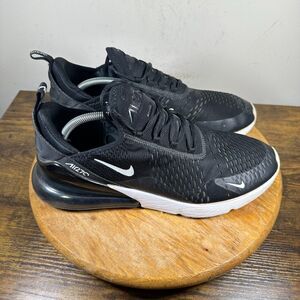 Nike Air Max 270 Black White Shoe Sneakers Men's Size 12 AH8050-002
